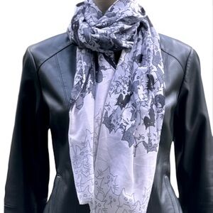 BEZEM Sal Cat Collection Black White Grey Wrap/Scarf